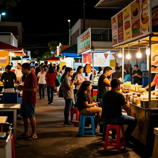Descubra o Night Market Descubra o Night Market
